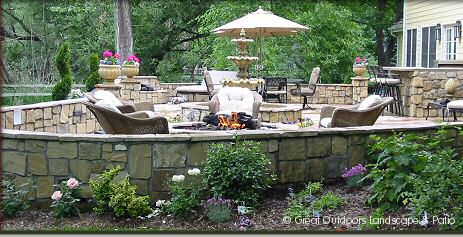 Landscaped Patios